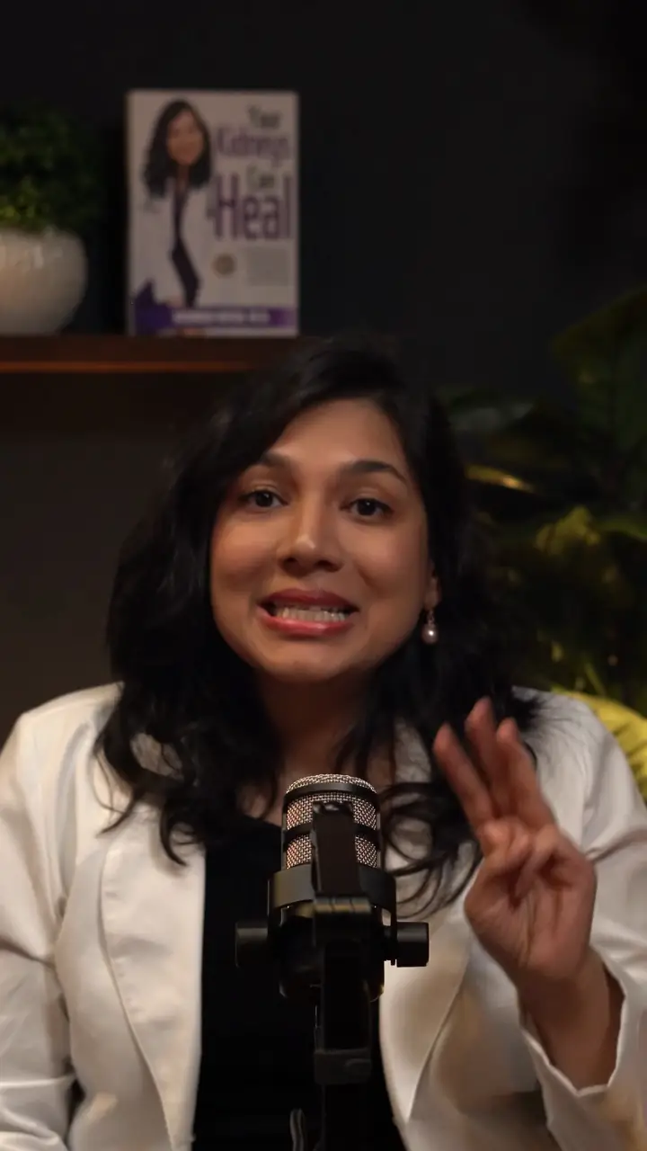Dr. Bismah Irfan explaining the three steps of the Kidney Key genomic test